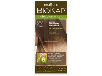 Ngjyrë për flokë Biokap Nutricolor Delicato, 0.0 Lightener, 140 ml