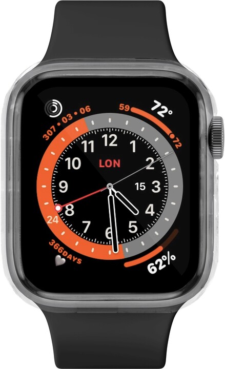 Mbrojtëse FIXED Pure, me xham mbrojtës për Apple Watch 40mm, transparente