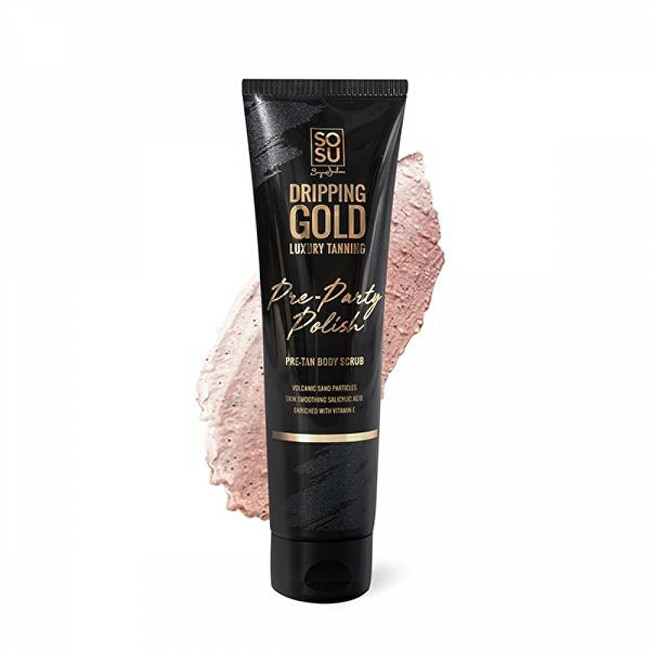 Skrab për trup SOSU by Suzanne Jackson Dripping Gold Pre-Party Polish, 150 ml