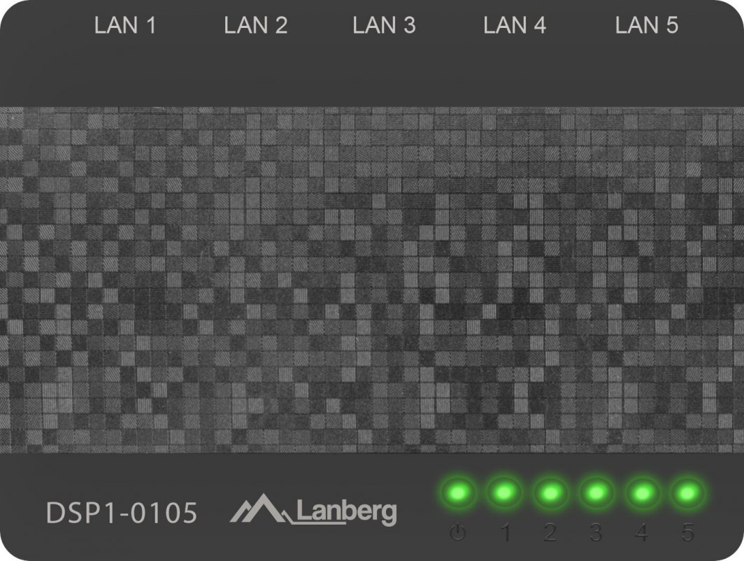 Switch Lanberg DSP1-0105, 1 Gb / s, i zi