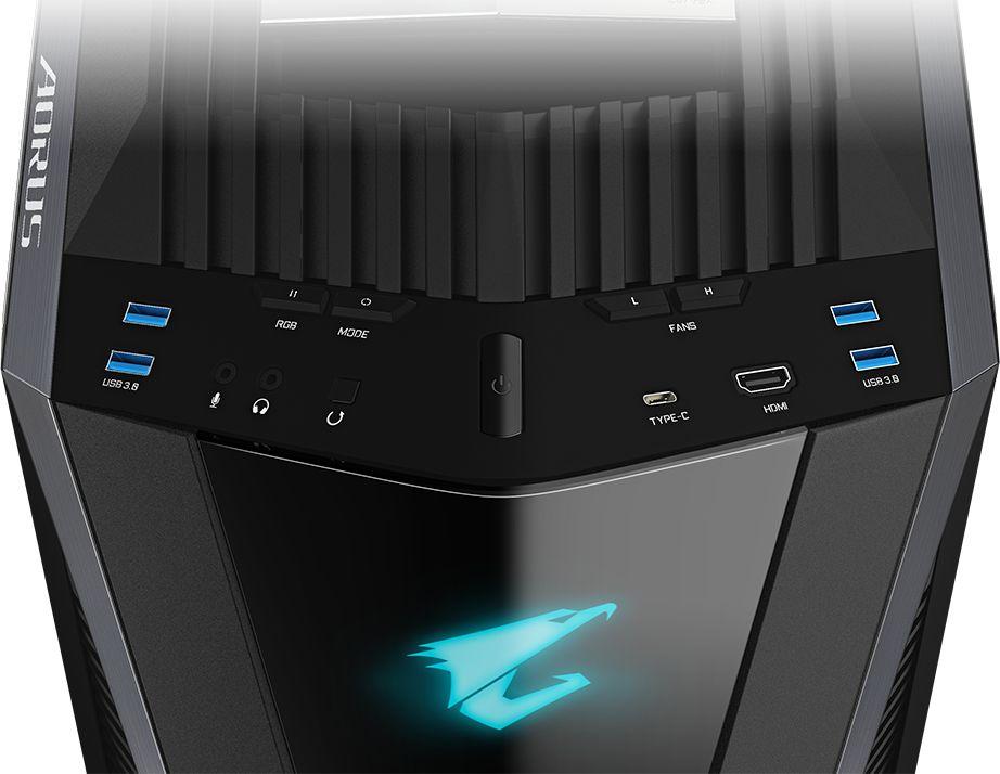 Куќиште за компјутер Gigabyte Aorus C700 Glass ARGB, Full Tower