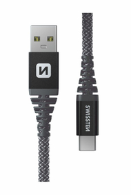 Kabllo Swissten Kevlar USB - USB-C, 1.5m