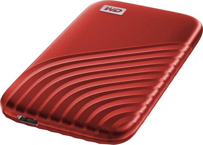 Disk i jashtëm SSD WD My Passport 500GB, i kuq