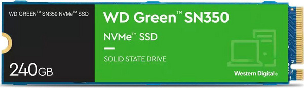 Disk SSD WD, M.2 2280 PCI-E x4 Gen3 NVMe, M.2 2280, 240 GB