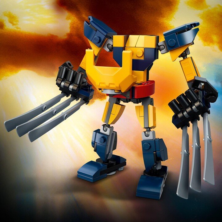 Set lodër LEGO Marvel Super Heroes 76202 Wolverine's robotic armor, 141 pjesë