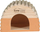 Shtëpi prej druri për kafshë shtëpiake Zolux Log, S, 150x210x150 mm