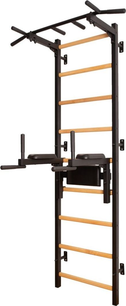 Shkallë për gjimnastikë Benchk (830580), 240cm, me paralele dhe parmak për ushtrime