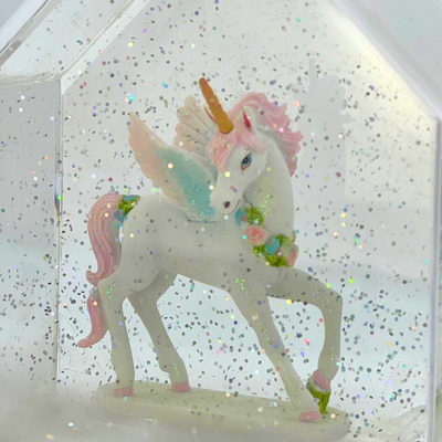 Llambë dekorative me muzikë ProMaxx, figurë unicorn