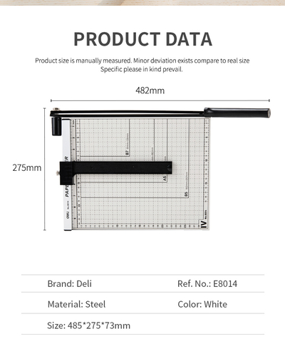 Thikë për letër DELI a4 12fl 8014