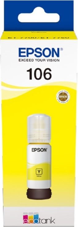 Epson 106 Мастило шише, жолто, 70 ml