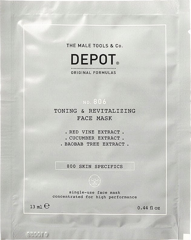 Set maska faciale Depot Skin Specific No. 806, 12 copë, acid hialuronik, 13ml