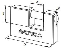 Dry Gerda Iron Line KTZ, T-70, çelik i ngurtësuar, i zi Dry Gerda Iron Line KTZ, T-70, çelik i ngurtësuar, i zi