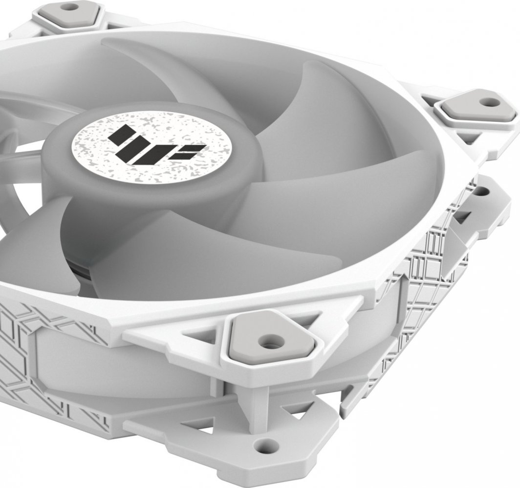 Set ftohësish Asus TUF Gaming TF120 ARGB, 3 copë, të bardhë