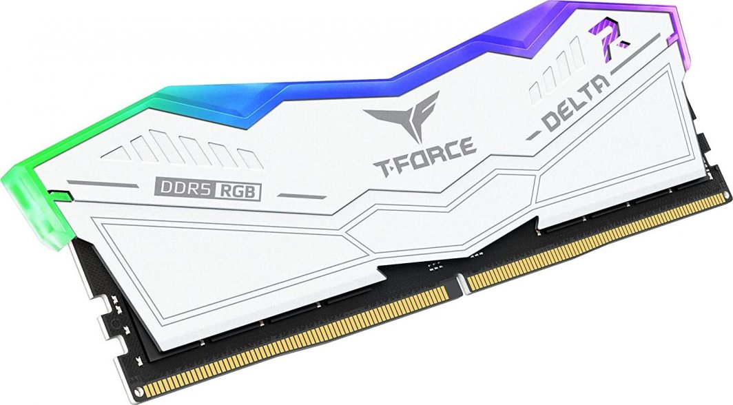 Memorie TeamGroup T-Force Delta RGB, DDR5, 32 GB, 6400 MHz, CL40, FF4D532G6400HC40BDC01