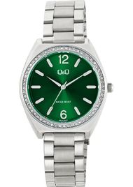 Orë dore Q&Q, e argjendtë/gjelbër Orë dore Q&Q, e argjendtë/gjelbër