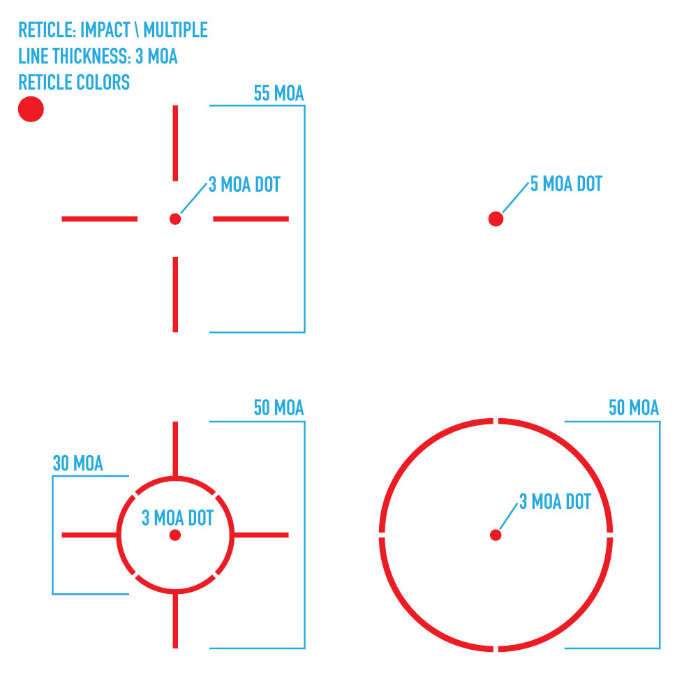 Shënjestër Optike Firefield RED DOT, Impact XL Reflex Sight-Box