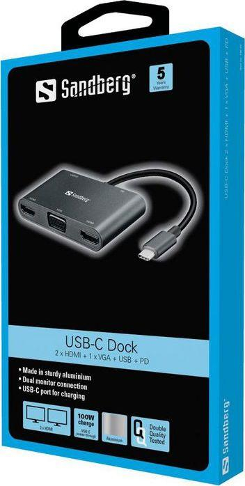 Përshtatës Sandberg, USB-C