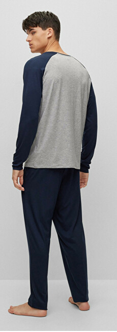 Set pizhame për meshkuj Hugo Boss, të kaltra/hirta