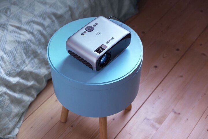 Projektor Philips NeoPix EASY 2+, i zi / argjendtë
