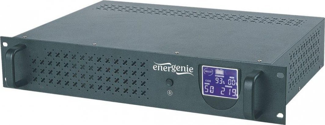 UPS Gembird 2000VA Line-Interactive (UPS-RACK-2000), 3.4U, e zezë
