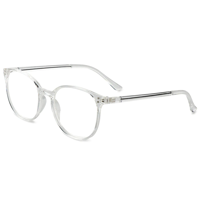 Syze elegante optike me dioptri 1.0, kornizë elastike, transparente