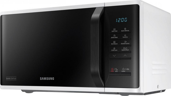 Furrë me mikrovalë Samsung, 800 W, e bardhë/zezë