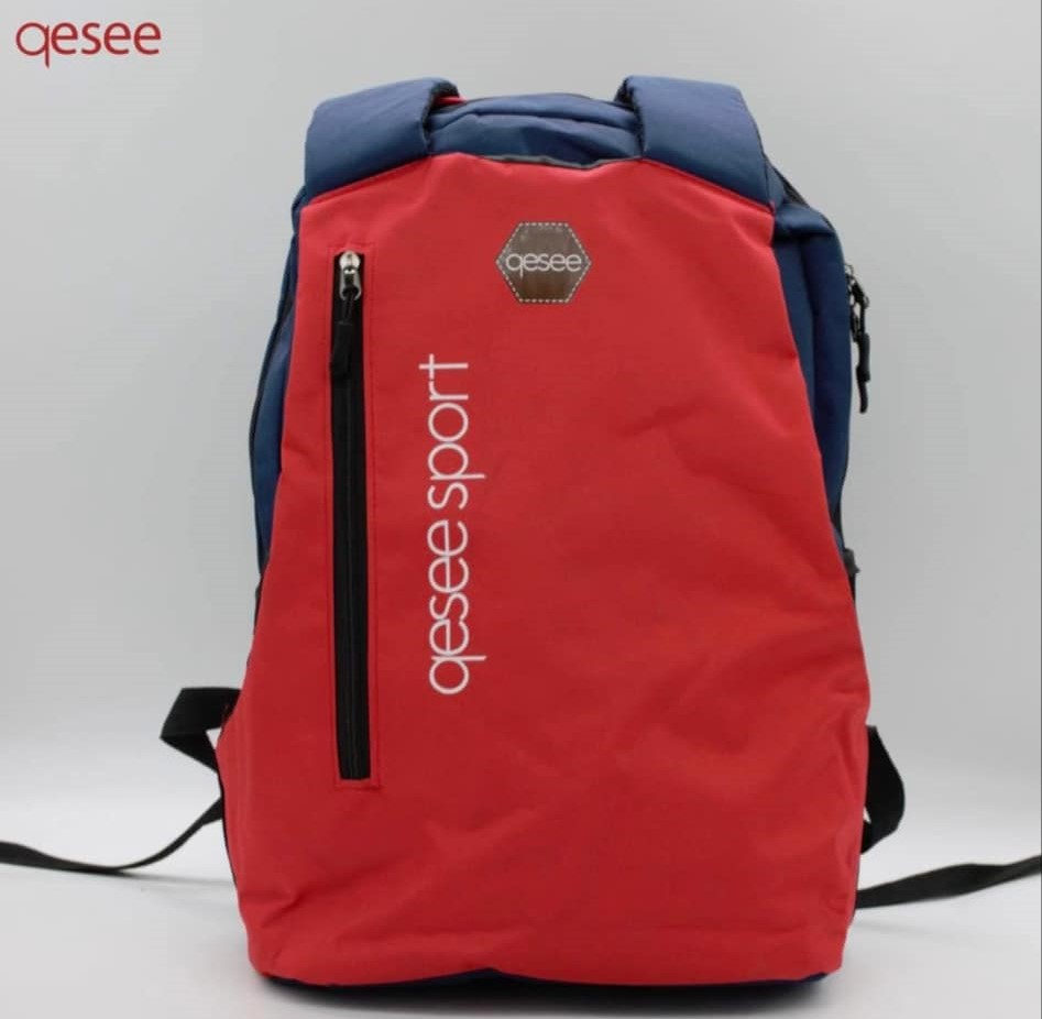 Çantë shpine Qesee Sport, e kuqe/ kaltër