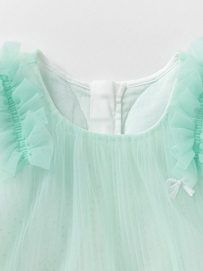Fustan Mint Cloud Party