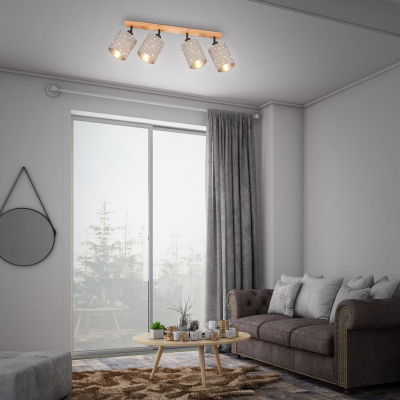 Spote Briloner, 65cm, 4x exkl., E27, 25W, taupe