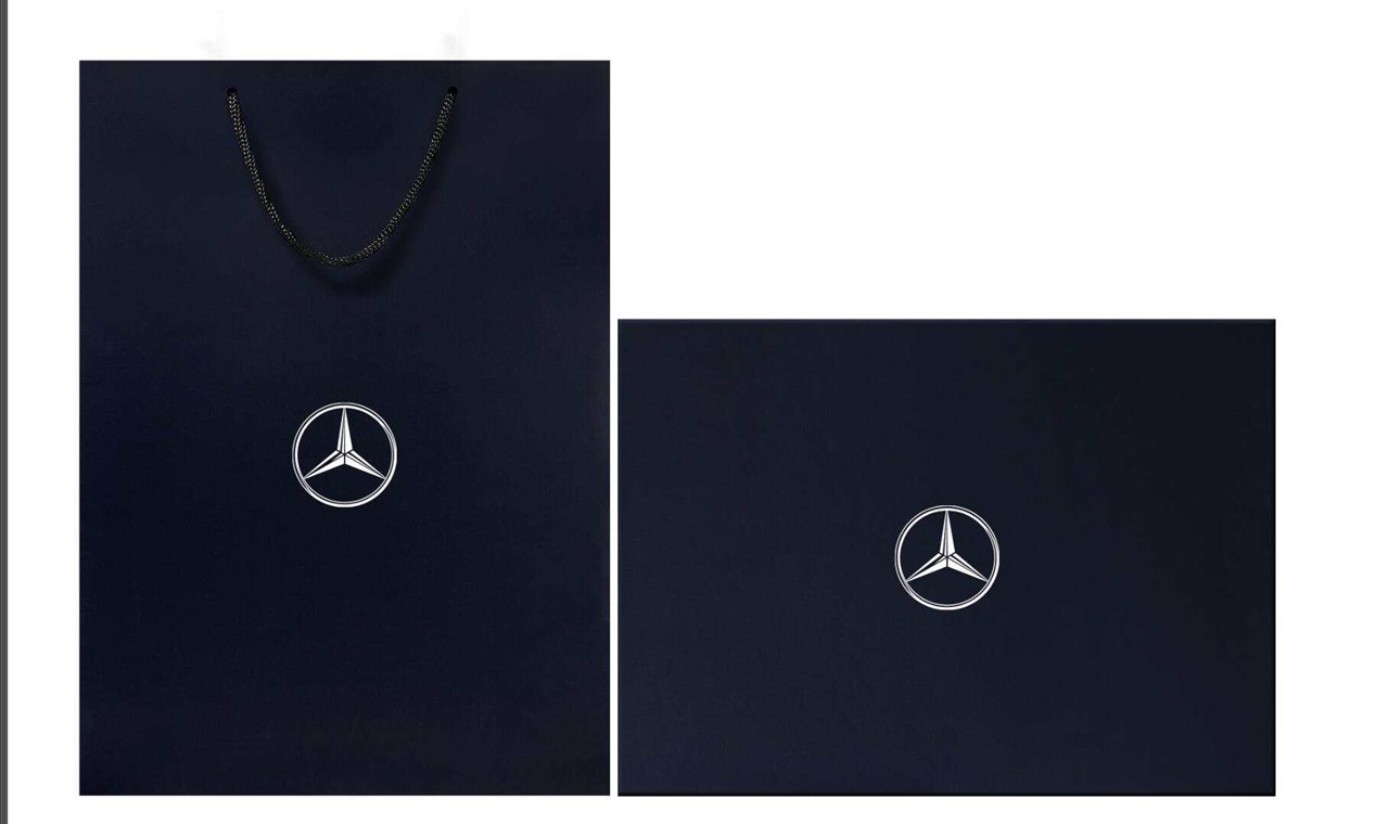 Set dhuratë Nrubi me dizajn Mercedes, DHCMZ , e zezë
