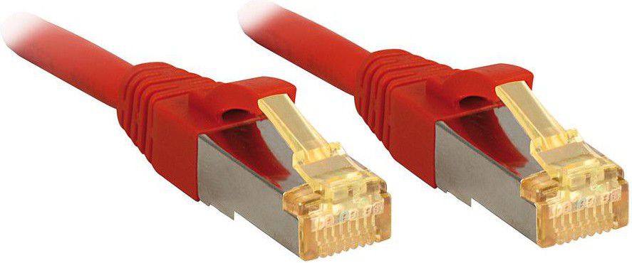 Kabllo rrjeti Lindy RJ-45/RJ-45, cat.7, 1.5m, e kuqe Kabllo rrjeti Lindy RJ-45/RJ-45, cat.7, 1.5m, e kuqe