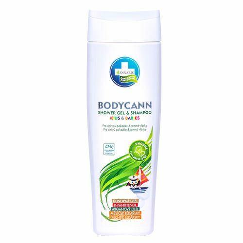 Shampo dhe xhel për dush Annabis Bodycann Kids & Babies 2in1, 250 ml