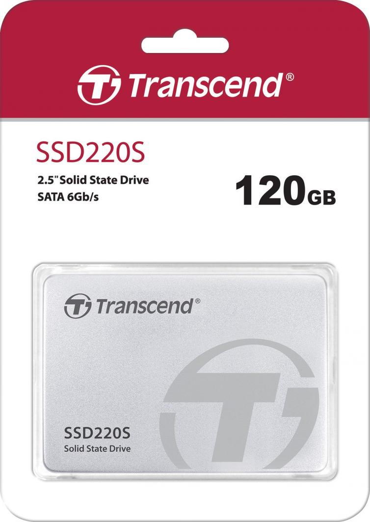 SSD диск Transcend 220S, 120GB, 2.5" SATA III
