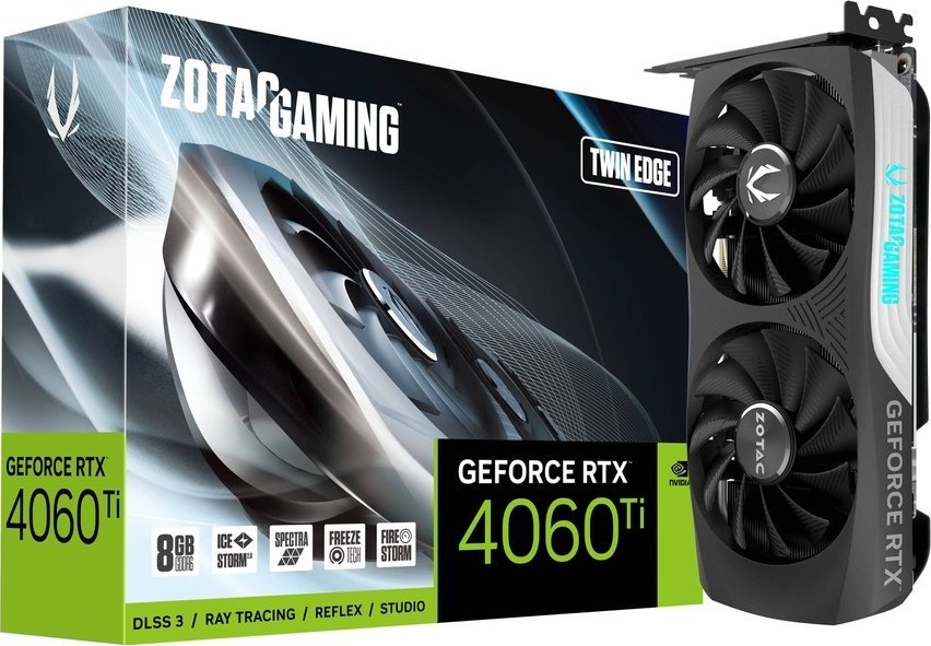 Kartelë grafike Zotac Gaming GeForce RTX 4060 Ti Twin Edge 8GB GDDR6