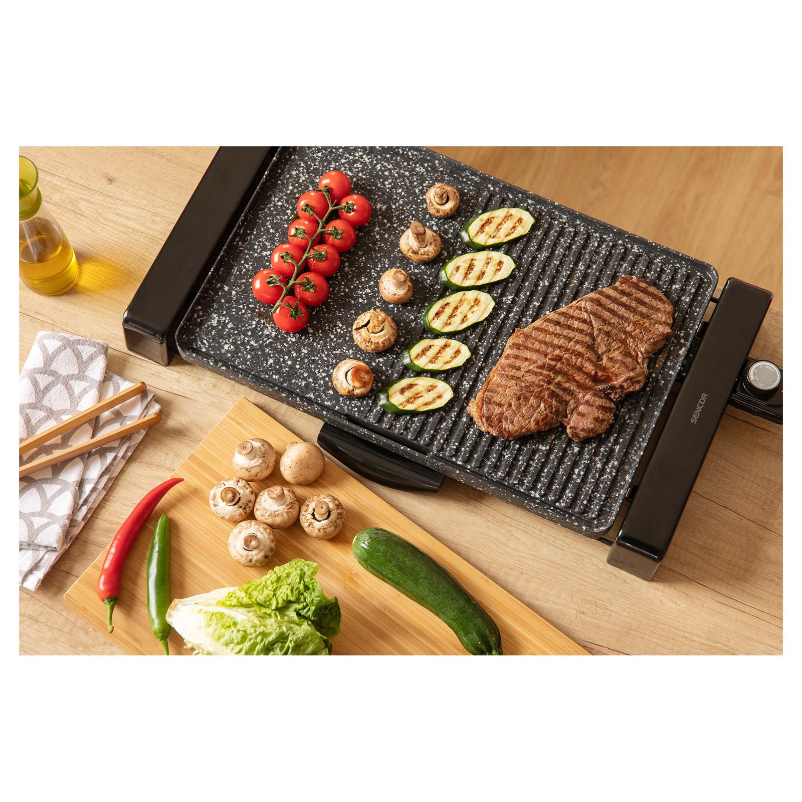 Grill elektrik Sencor SBG 108BK, e zezë