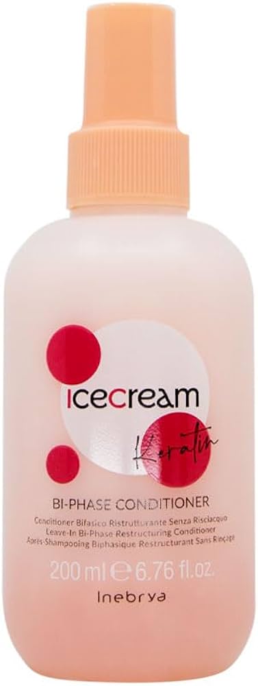 Balsam Inebrya Ice Cream Leave-In Keratin, 200 ml