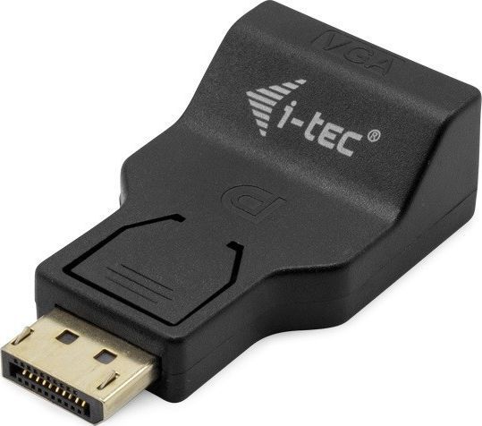 Përshtatës AV I-TEC (DP2VGAADA), DisplayPort në D-Sub (VGA), i zi