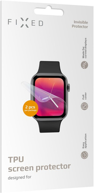 Folie mbrojtëse FIXED për Apple Watch 44mm/42mm, 2 copë, transparente