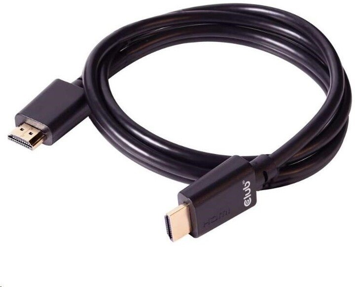 Kabllo Club3D HDMI 2.1, M / M, 4K @ 120Hz, 8K @ 60Hz, Ultra High Speed, 3m, e zezë