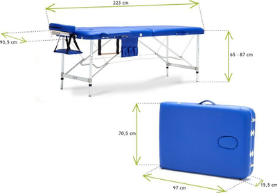 Shtrat për masazh Bodyfit 553, XXL, i kalttër