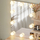 Tavolinë grimi me dritë LED dhe rafte Lauryn Melaminë 75x40x134.5Hcm (HM2501.01)