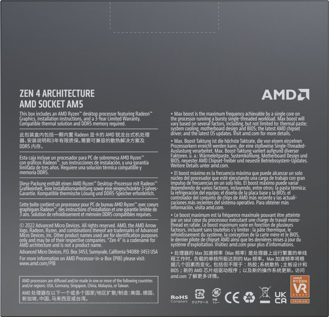 Процесор AMD Ryzen 9 7950X, 4.5 GHz, 64 MB, BOX (100-100000514WOF)