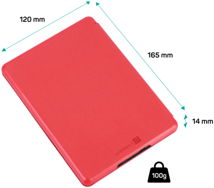 Mbrojtëse CONNECT IT për Amazon New Kindle 2019/2020 (Gjen. e 10-të), e kuqe