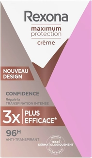 Deodorant Rexona Cream Maximum Protection Confidence, 45 ml Deodorant Rexona Cream Maximum Protection Confidence, 45 ml