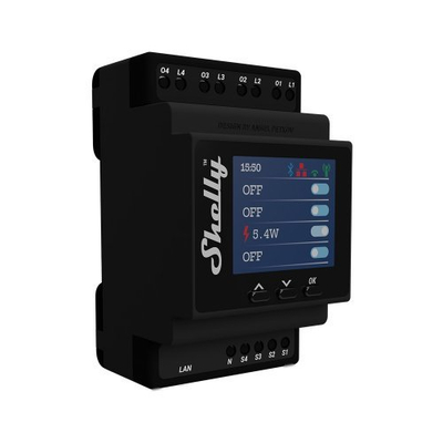 Ndërprerës inteligjent Shelly Pro Dual Cover / Shutter PM
