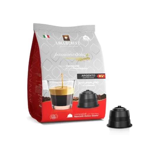 Lollo® espresso Argento kompatibile me Dolce Gusto® (16 kapsula)