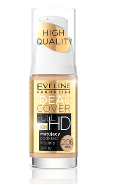 Krem pudër për fytyrë Eveline - beige 206, 30ml