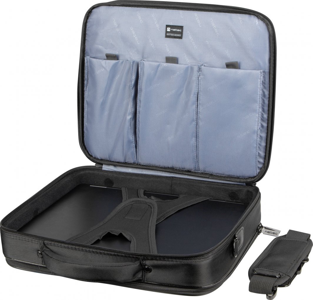Çantë për laptop Natec Boxer, 15.6 ", e zezë