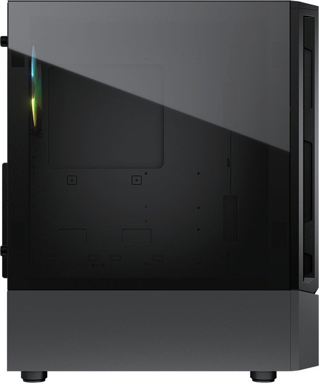 Kasë Cougar Cougar MX360 RGB Midi Towere zezë, Midi Tower