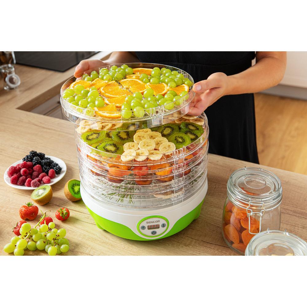 Tharëse ushqimi Sencor SFD 851GR, e bardhë / gjelbërt